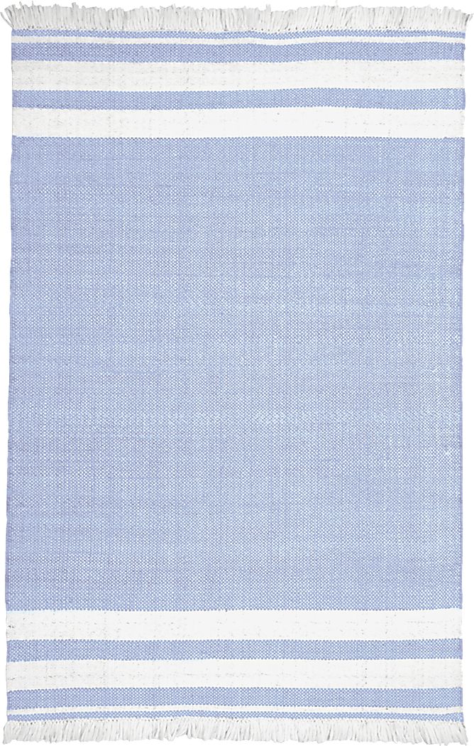 Kebba Blue 7' x 9'9 Indoor/Outdoor Rug