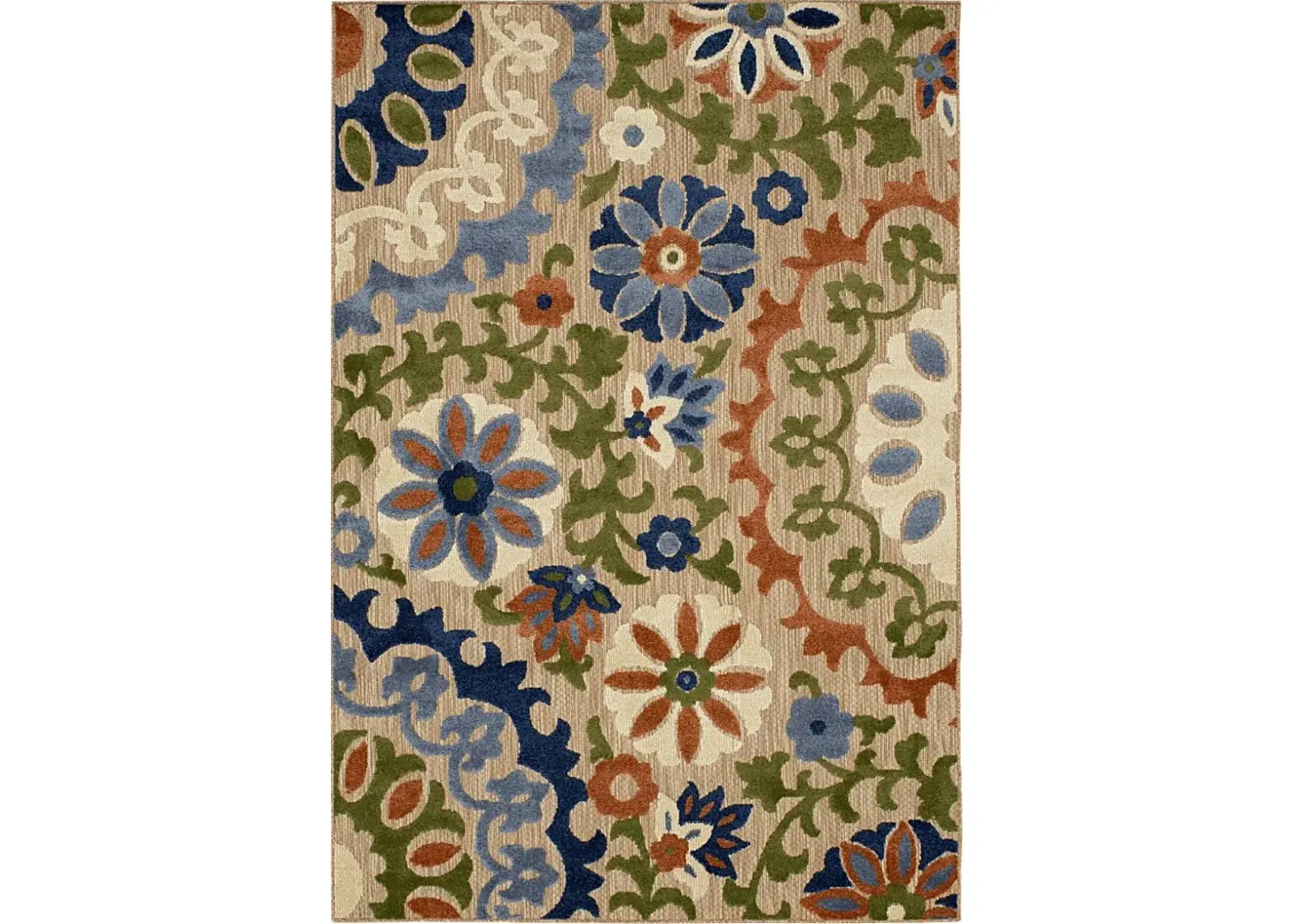 Wesland Multi 7'10 x 10' Indoor/Outdoor Rug