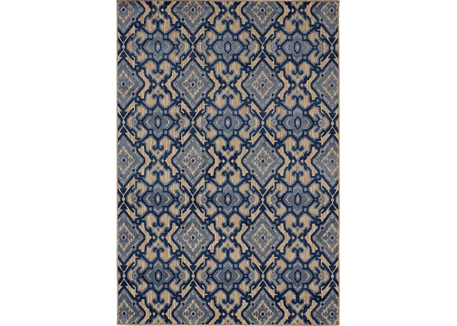 Framingway Blue 7'10 x 10' Indoor/Outdoor Rug