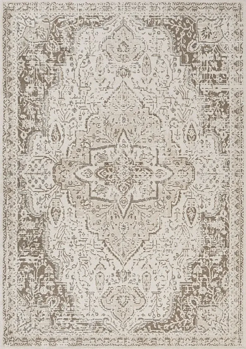 Manslet Cream/Beige 9'10 x 10'2 Rug