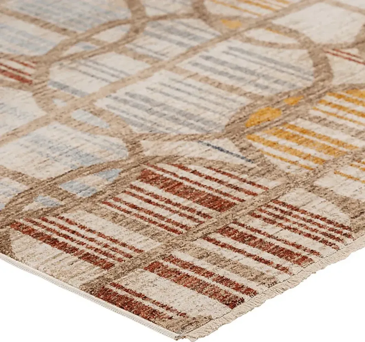 Ruoli Brown/Multi 7'10 x 10' Rug