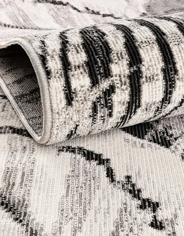 Magnolia Charcoal/Ivory 7'10 x 10' Rug