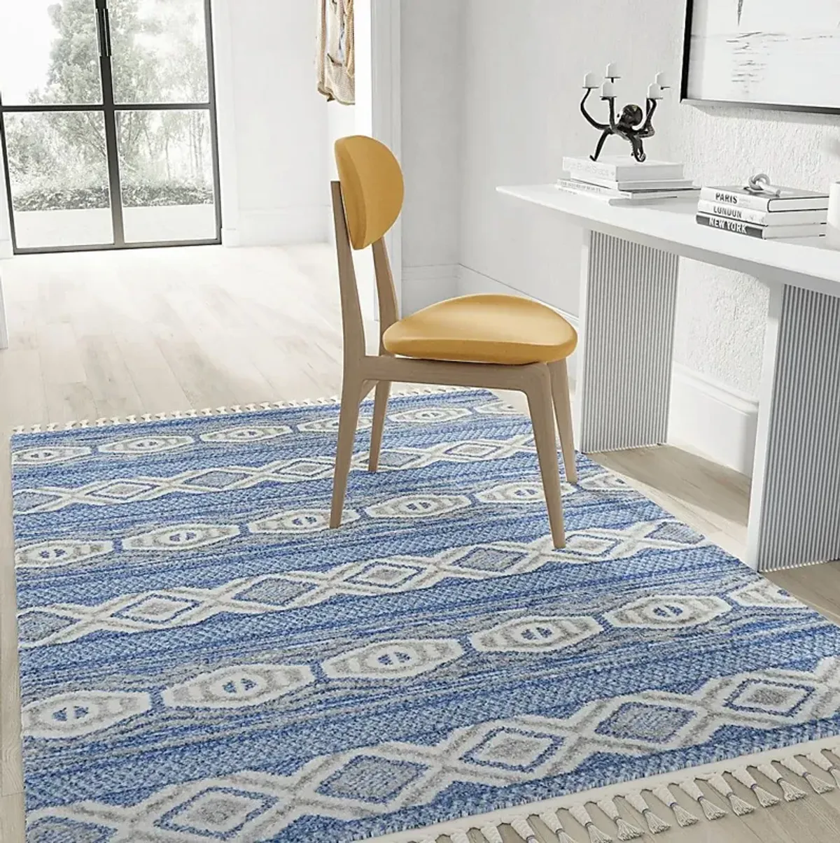 Jushou Blue 8'3 x 10' Rug