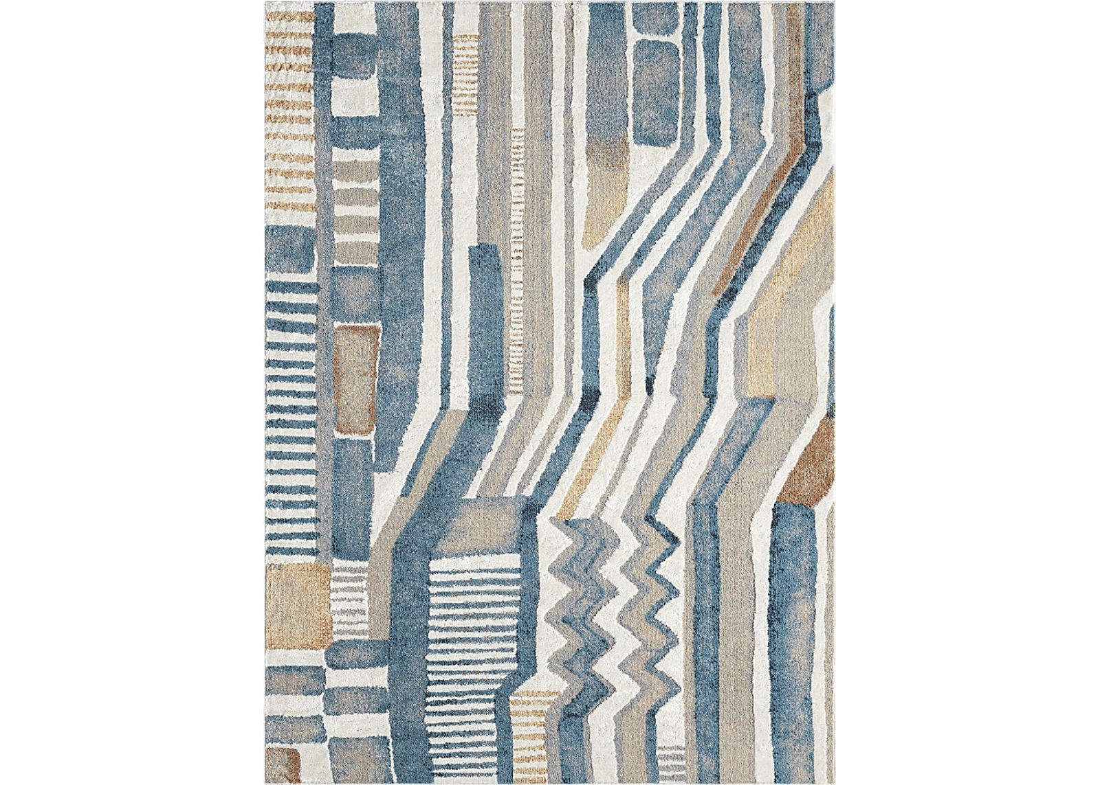 Evette Rios Zorion Blue 7'9 x 9'9 Rug