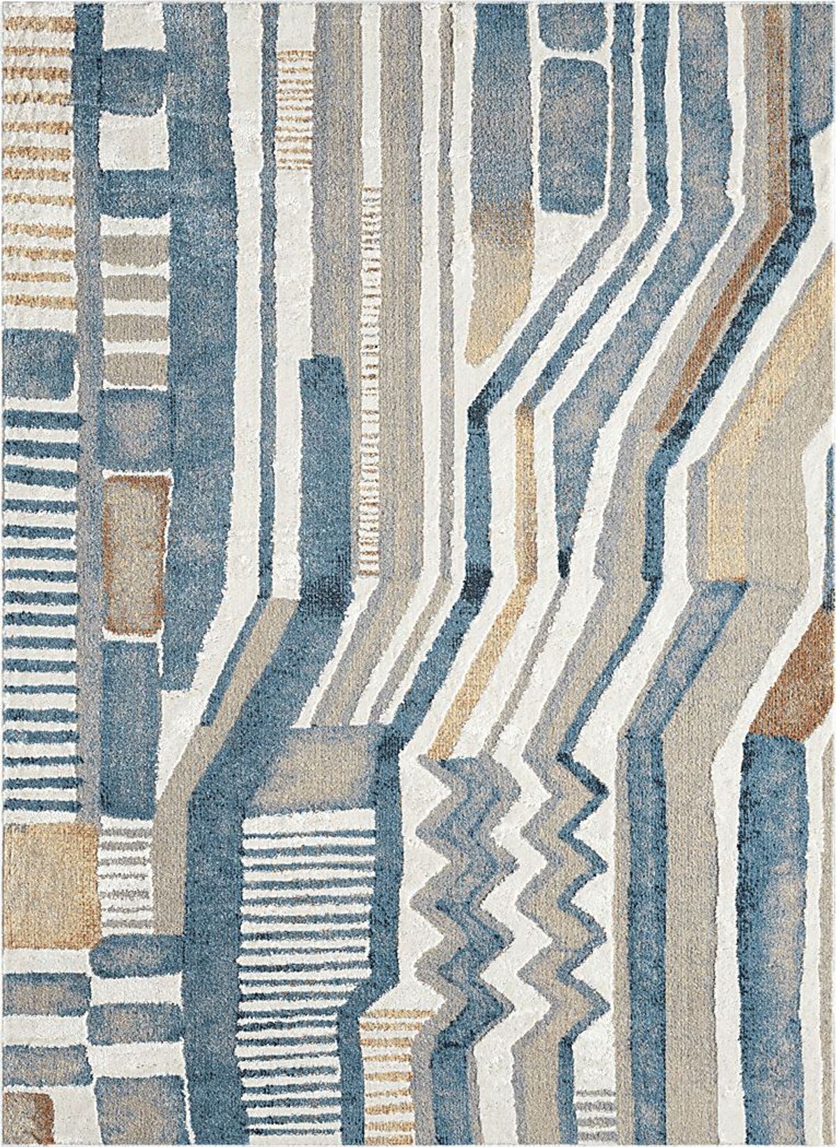 Evette Rios Zorion Blue 7'9 x 9'9 Rug