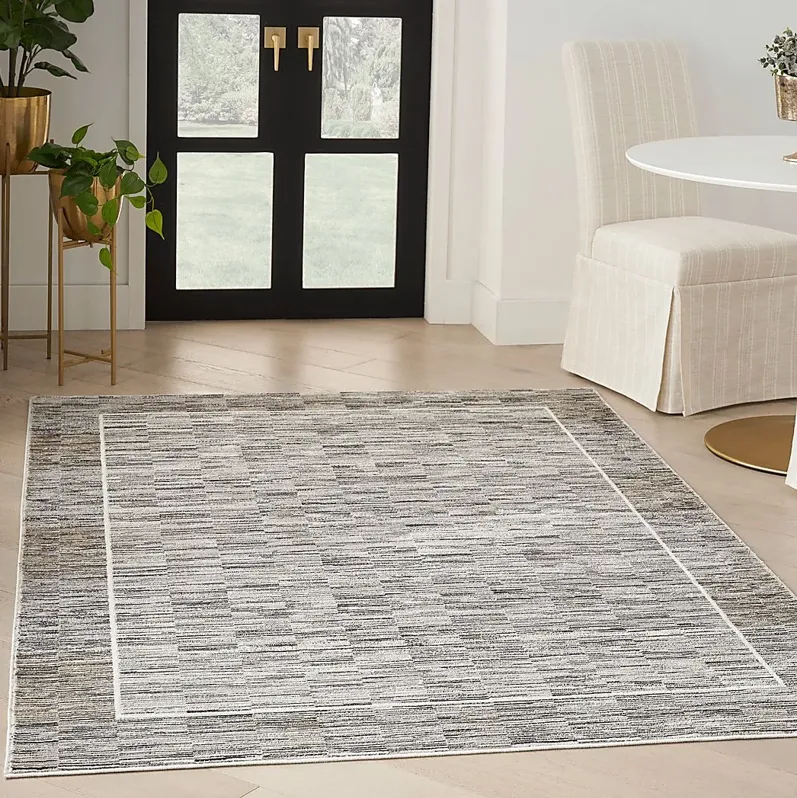 Paradare Charcoal/Gray 7'10 x 9'10 Rug