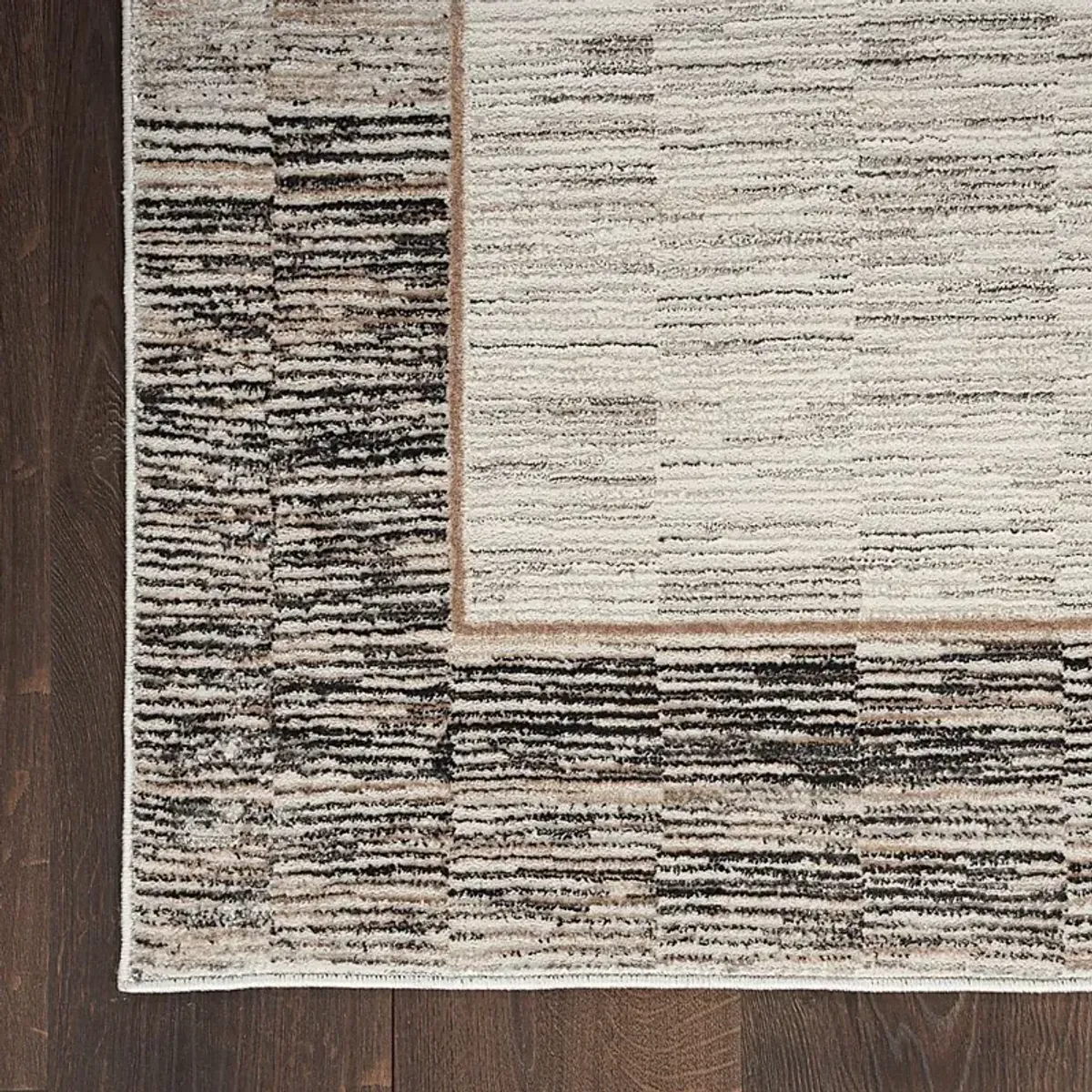 Paradare Gray/Black 7'10 x 9'10 Rug