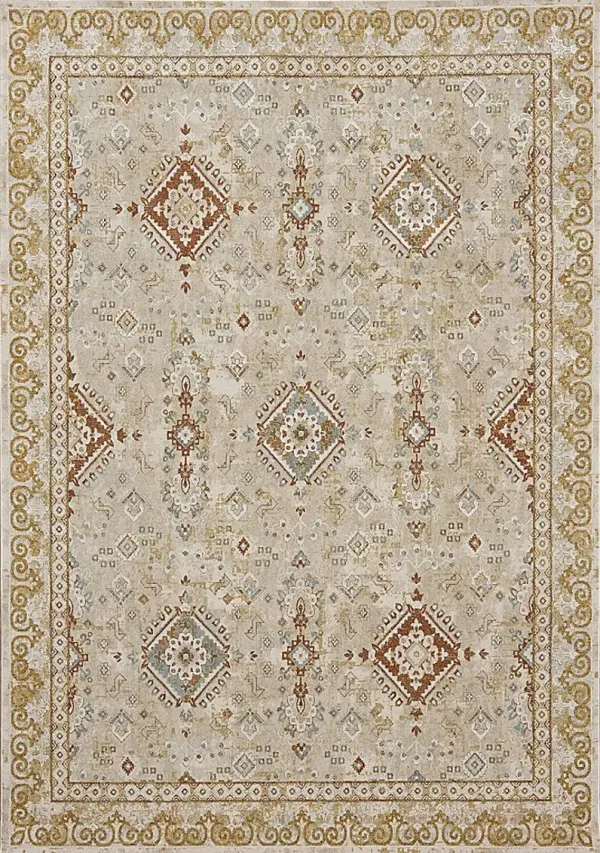Leeworth Cream 7'10 x 10'3 Rug