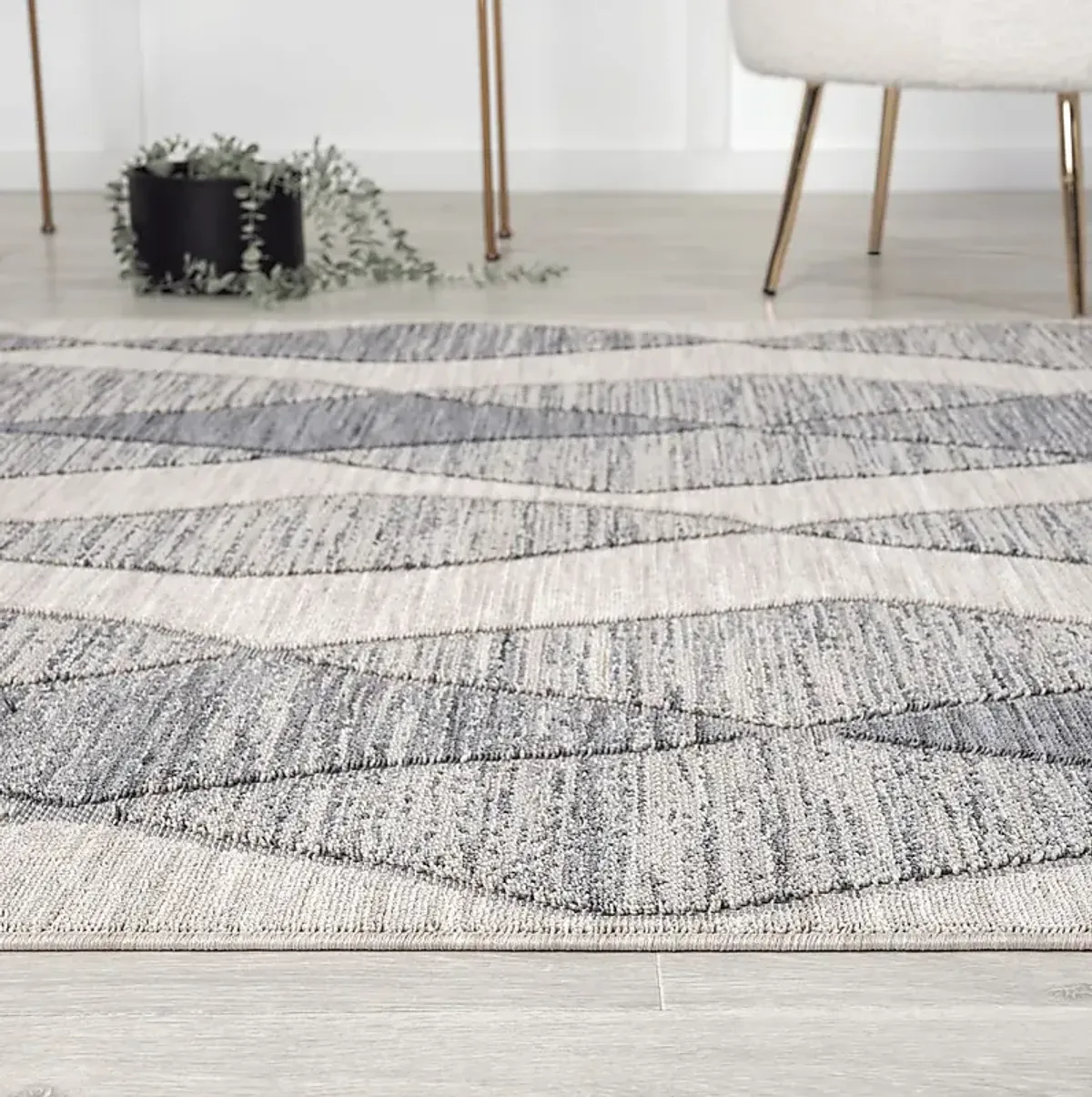 Boyale Blue 7'10 x 9'10 Indoor/Outdoor Rug