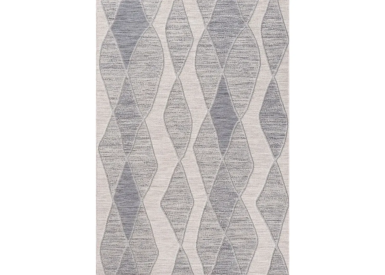 Boyale Blue 7'10 x 9'10 Indoor/Outdoor Rug