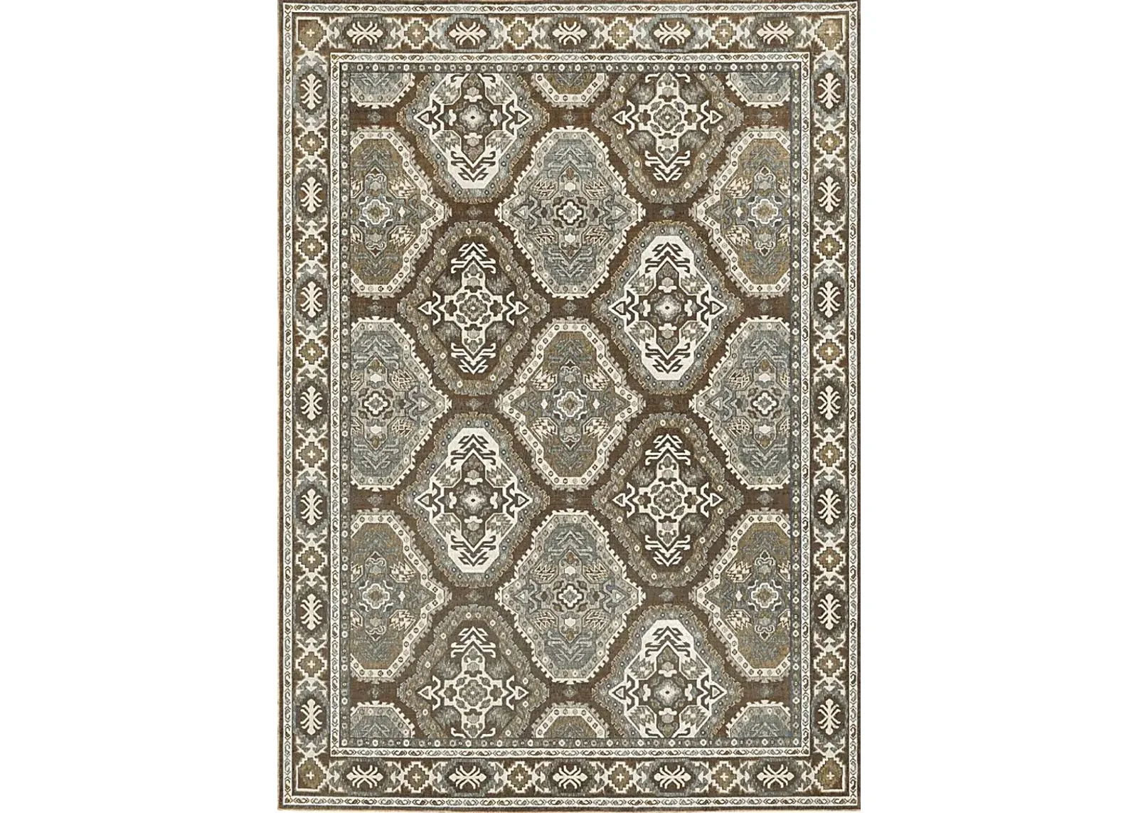 Chemmis Rust 7'10 x 11' Rug