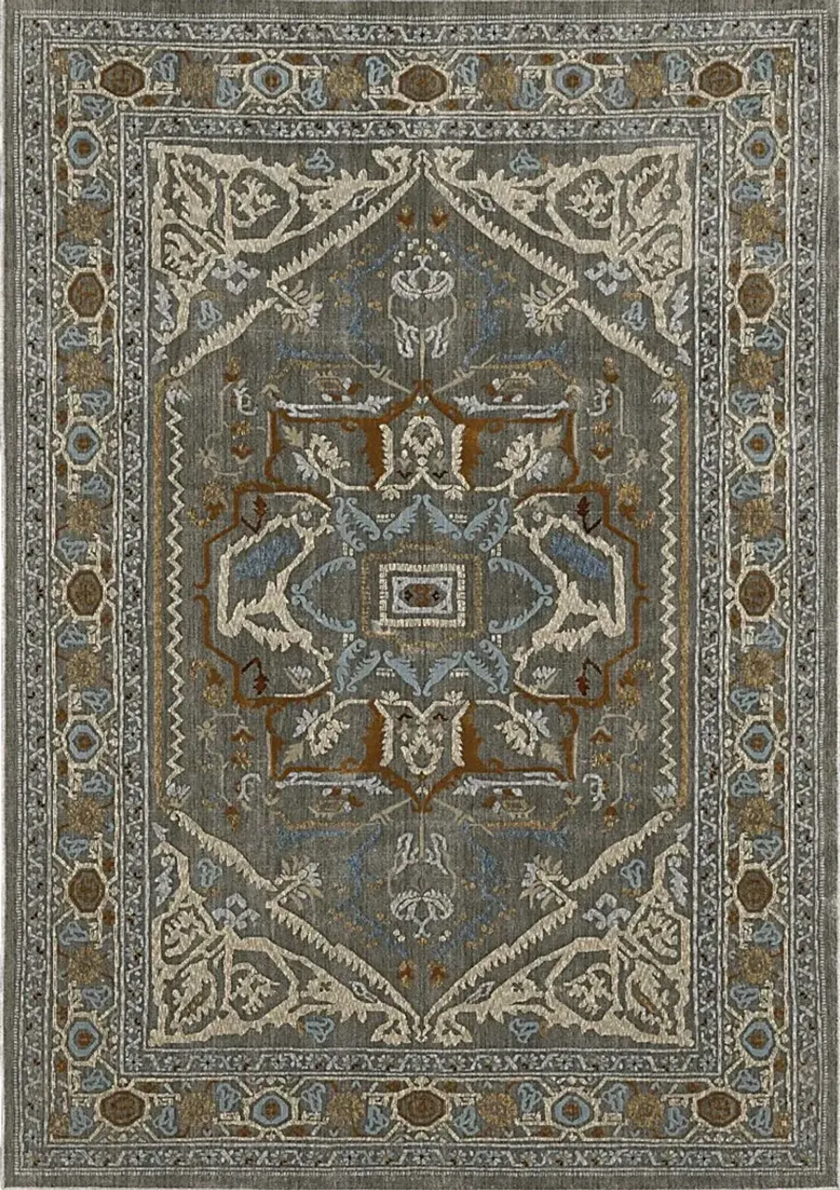 Nishem Gray 7'10 x 10'10 Rug