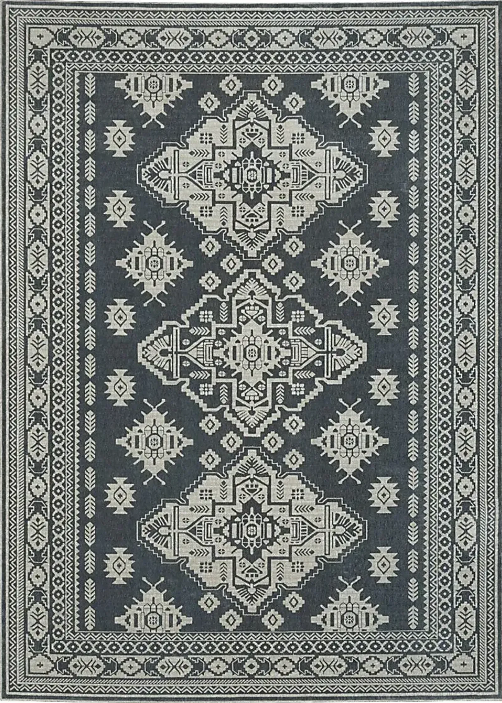 Kemat Navy 7'10 x 10'10 Rug