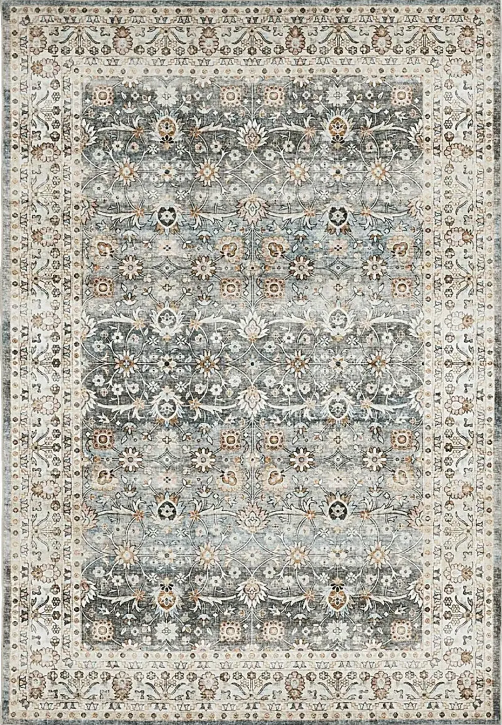 Kids Zolly Gray 7'6 x 10' Rug