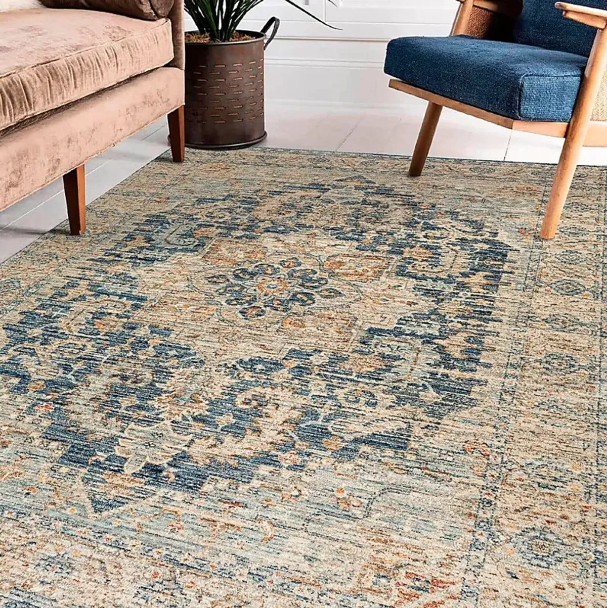 Vensard Navy 7'10 x 10' Rug