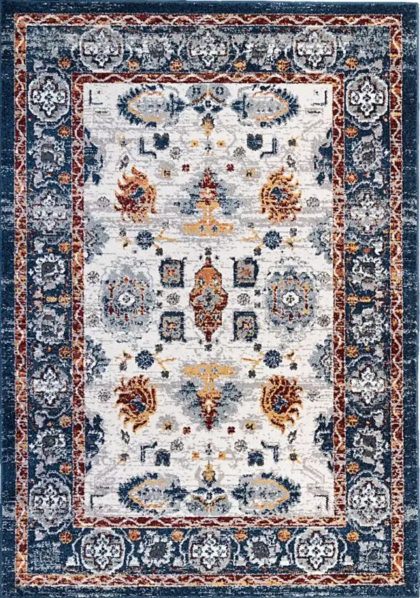 Bainney Blue 7'7 x 9'9 Rug