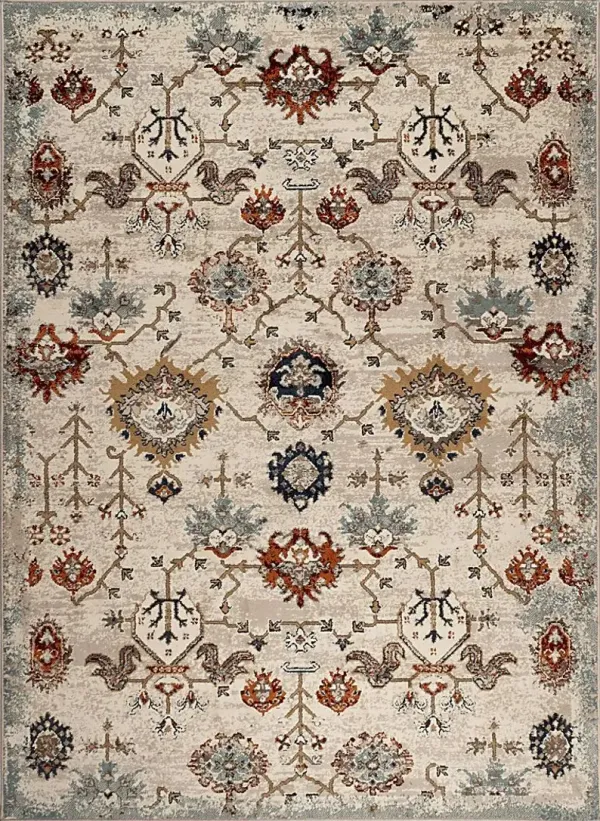 Escester Beige 7'7 x 9'9 Rug