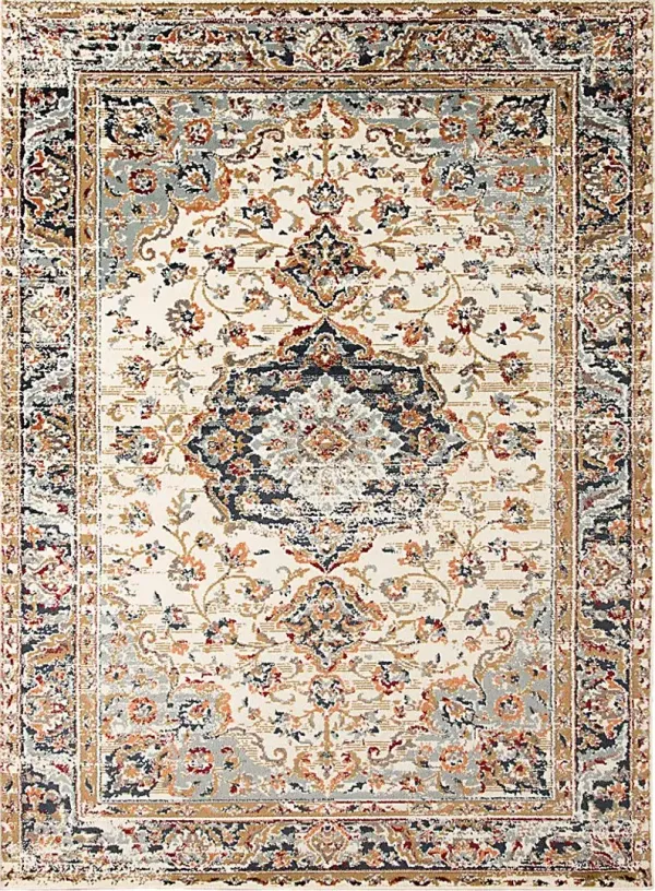Halitona Ivory 7'7 x 9'9 Rug