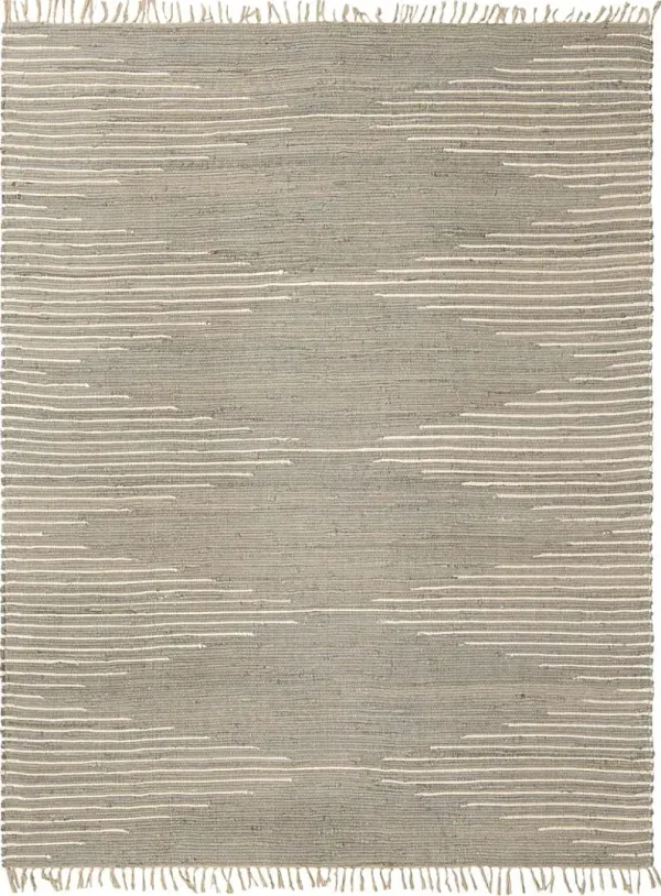 Damone Light Gray 7'10 x 10' Rug
