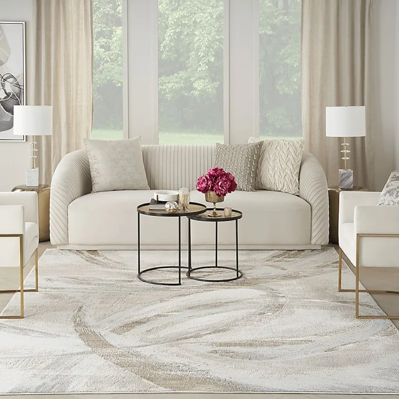 Brasix Beige/Gray 12' x 15' Rug