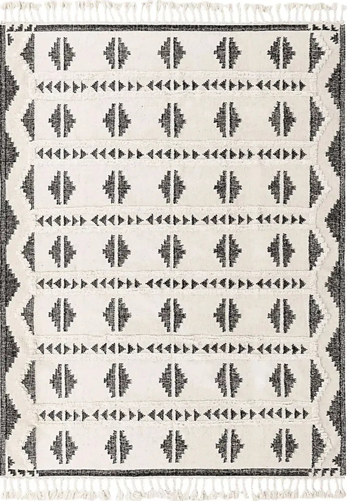 Rosea Black 9' x 12' Rug