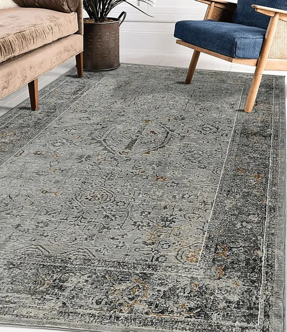 Wishborne Silver 10'3 x 14'3 Rug