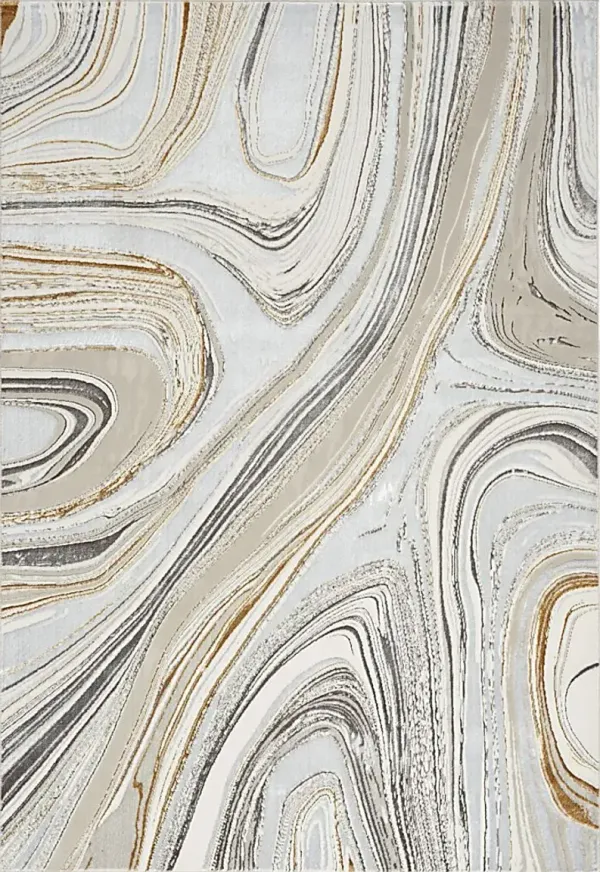 Shepdell Gray/Gold 9' x 12' Rug
