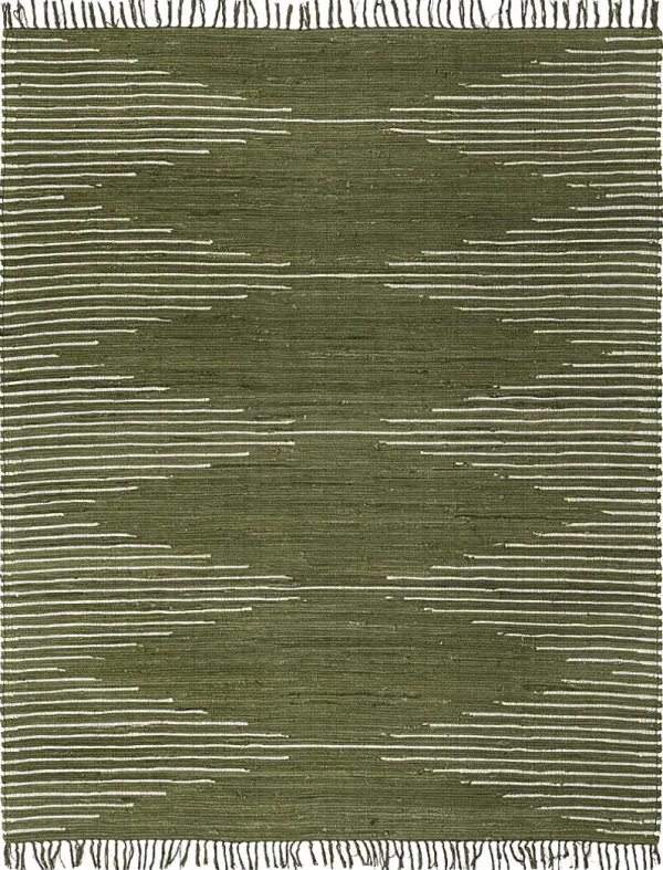 Damone Green 9' x 12'2 Rug