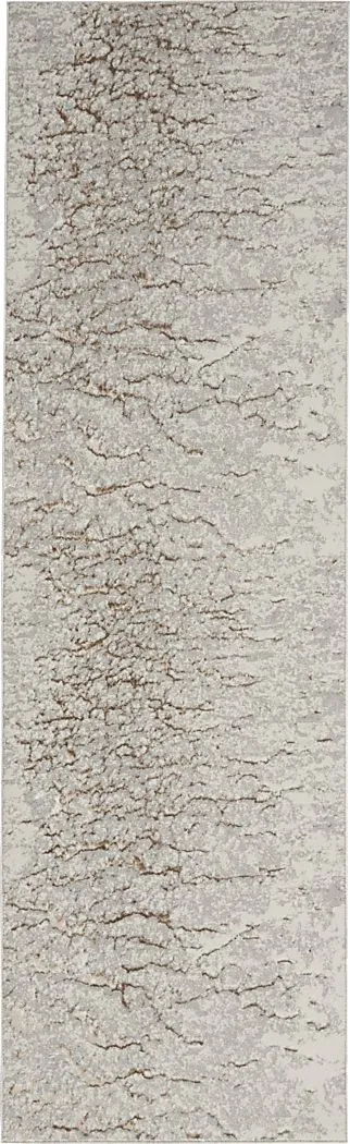 Banja Gray 2'2 x 7'6 Runner Rug