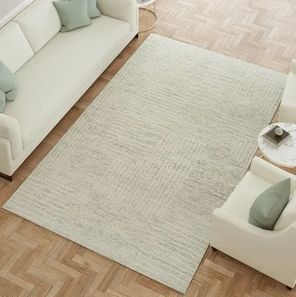 Troan Light Teal 2'6 x 8' Runner Rug