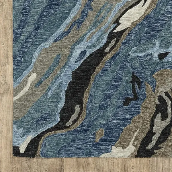 Rosegrove Blue 2'6 x 8' Rug