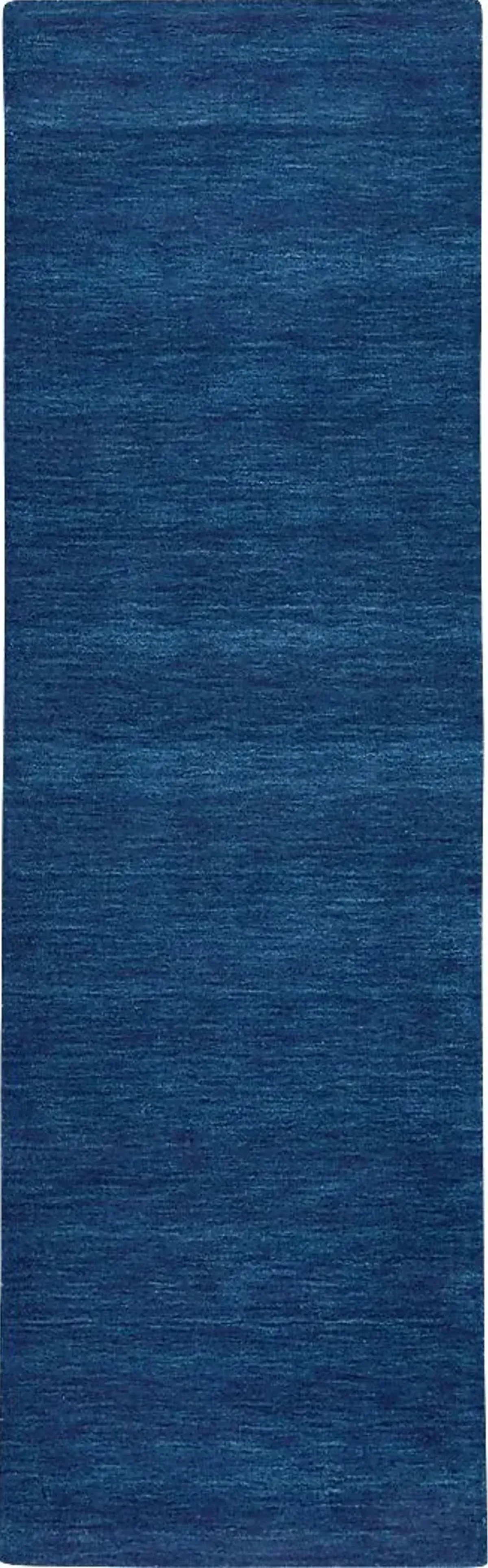 Takano Blue 2'6 x 8' Runner Rug