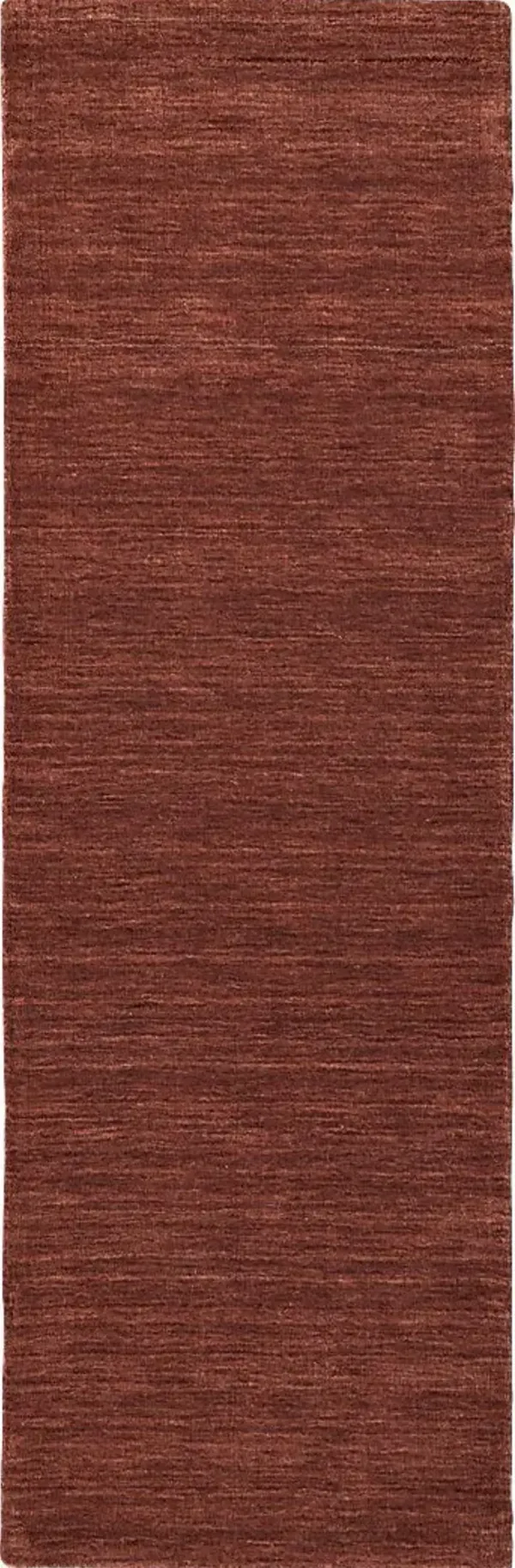 Takano Rust 2'6 x 8' Runner Rug