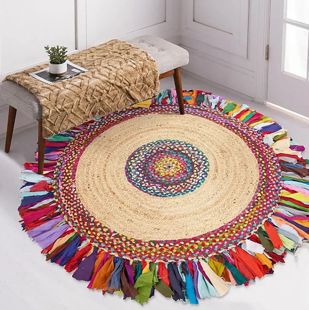 Sonaha Multi 3'6 Round Rug