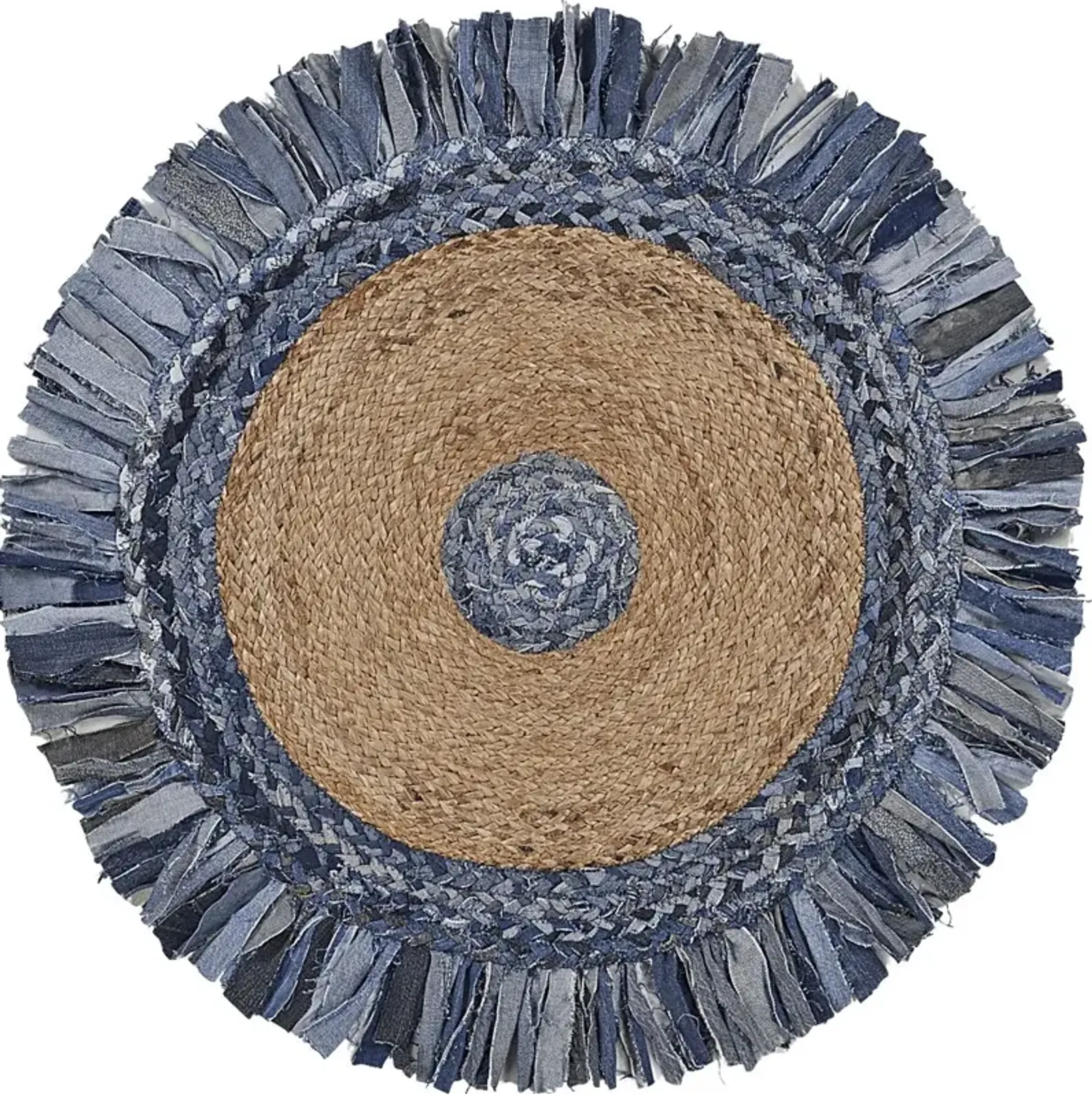 Sonaha Blue 3'6 Round Rug