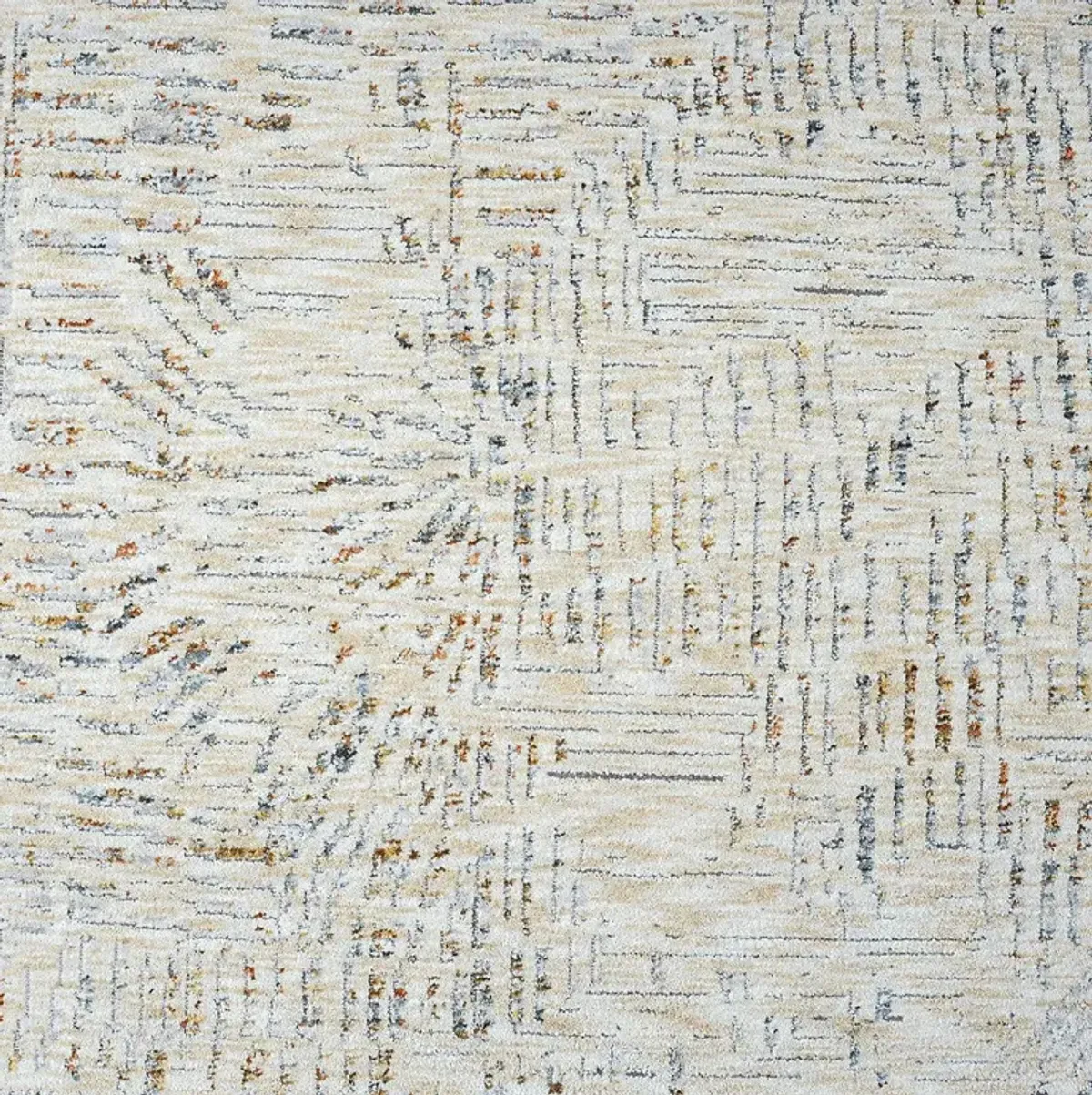 Baxmark Gray/Ivory 2'6 x 8' Runner Rug