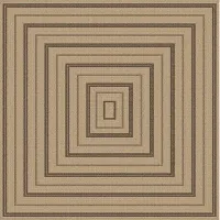 Dunhead Natural 7'10 Square Indoor/Outdoor Rug