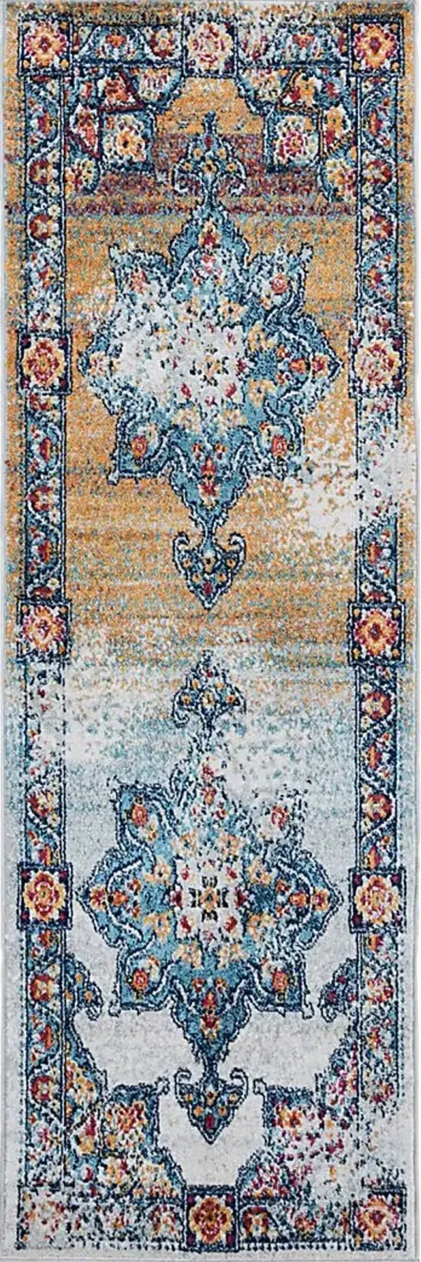 Melidon Orange 2' x 6' Runner Rug