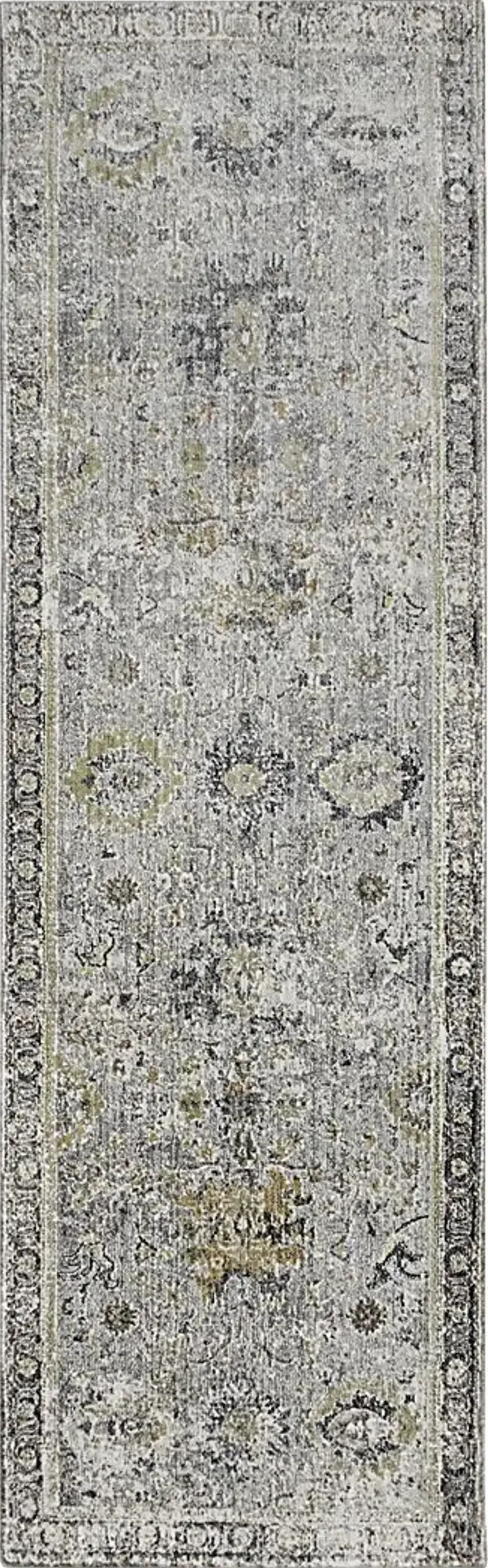 Blueriver Charcoal 2'6 x 7'10 Runner Rug