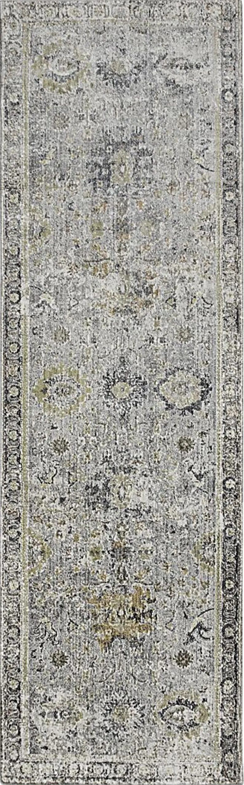 Blueriver Charcoal 2'6 x 7'10 Runner Rug