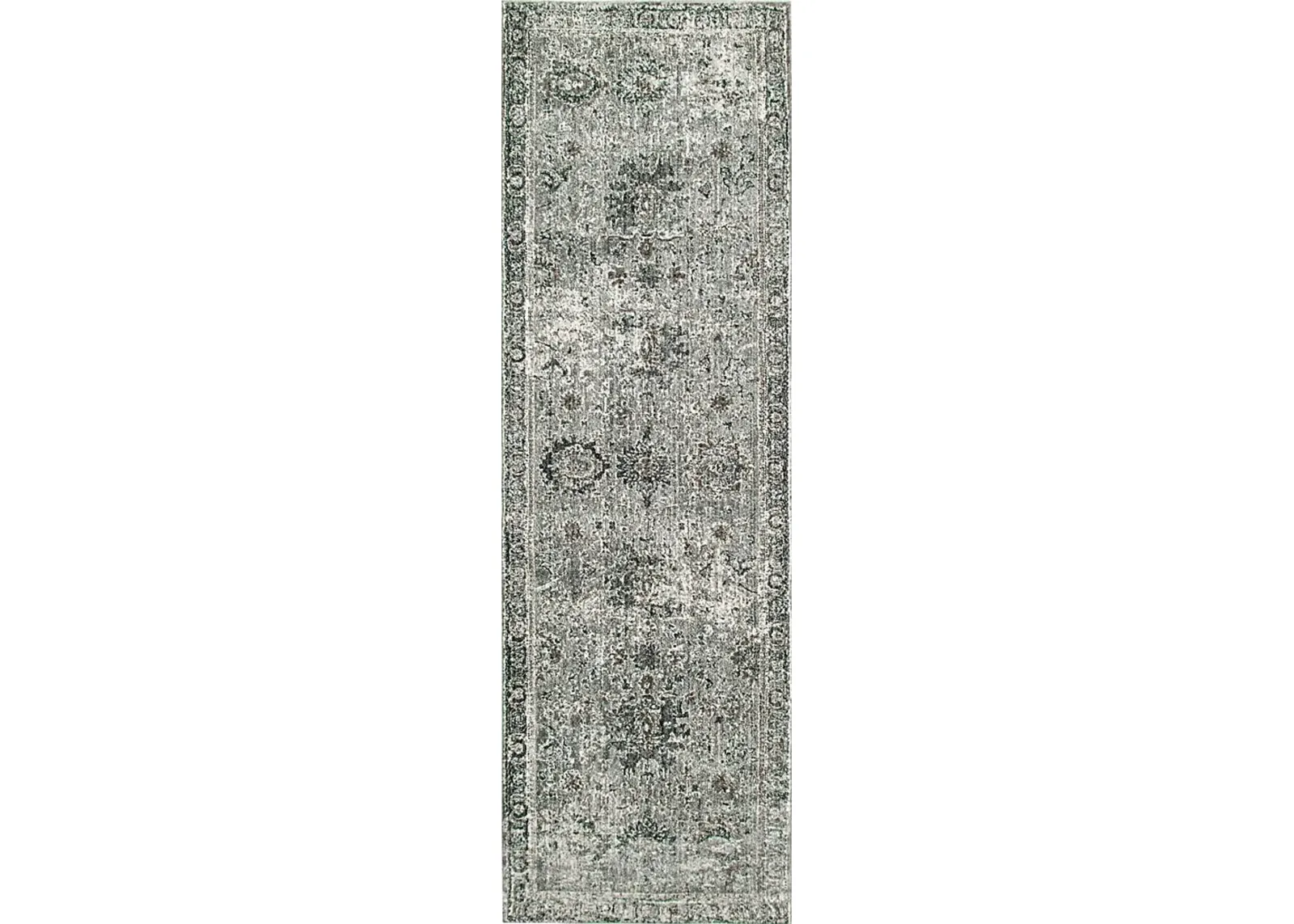 Blueriver Gray 2'6 x 7'10 Runner Rug