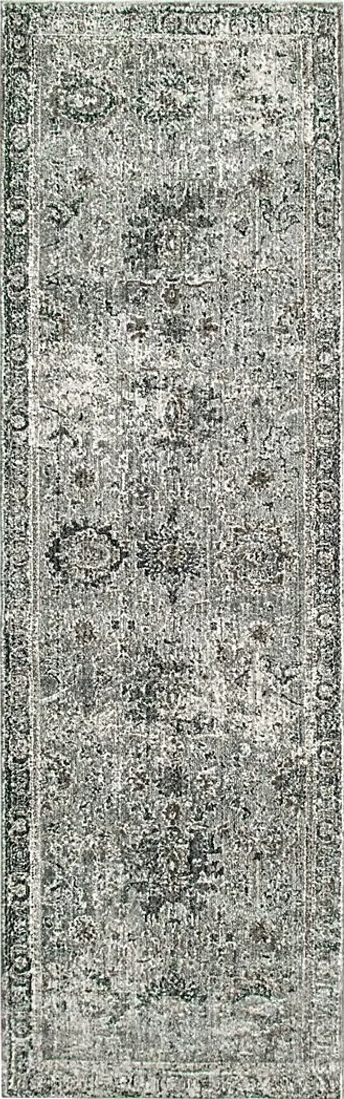 Blueriver Gray 2'6 x 7'10 Runner Rug