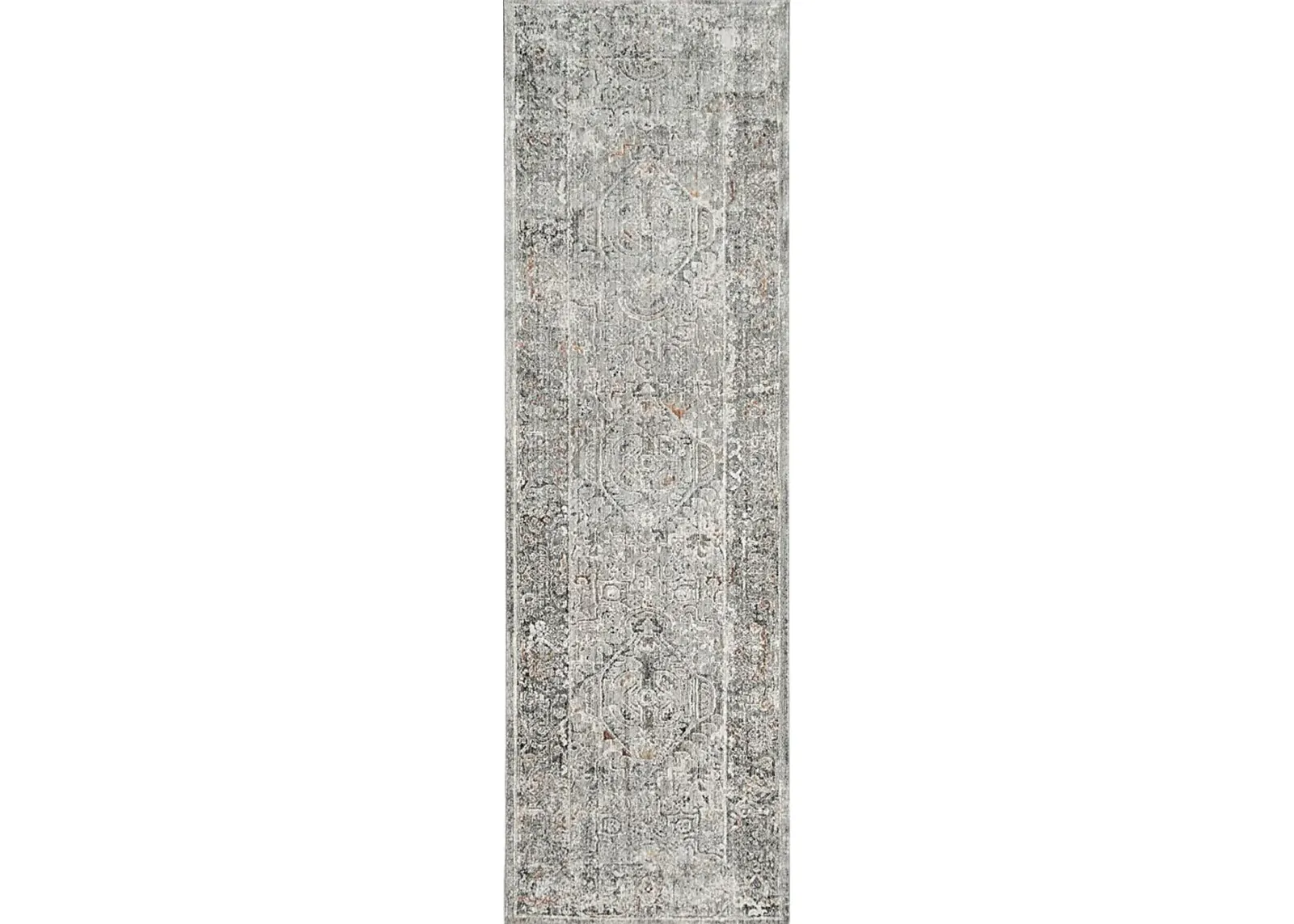 Wishborne Silver 2'6 x 7'10 Runner Rug