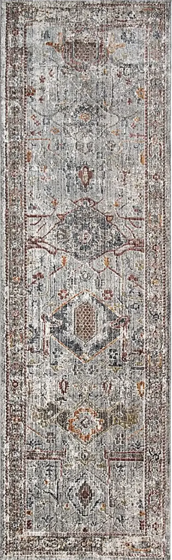 Santhope Red 2'6 x 7'10 Runner Rug
