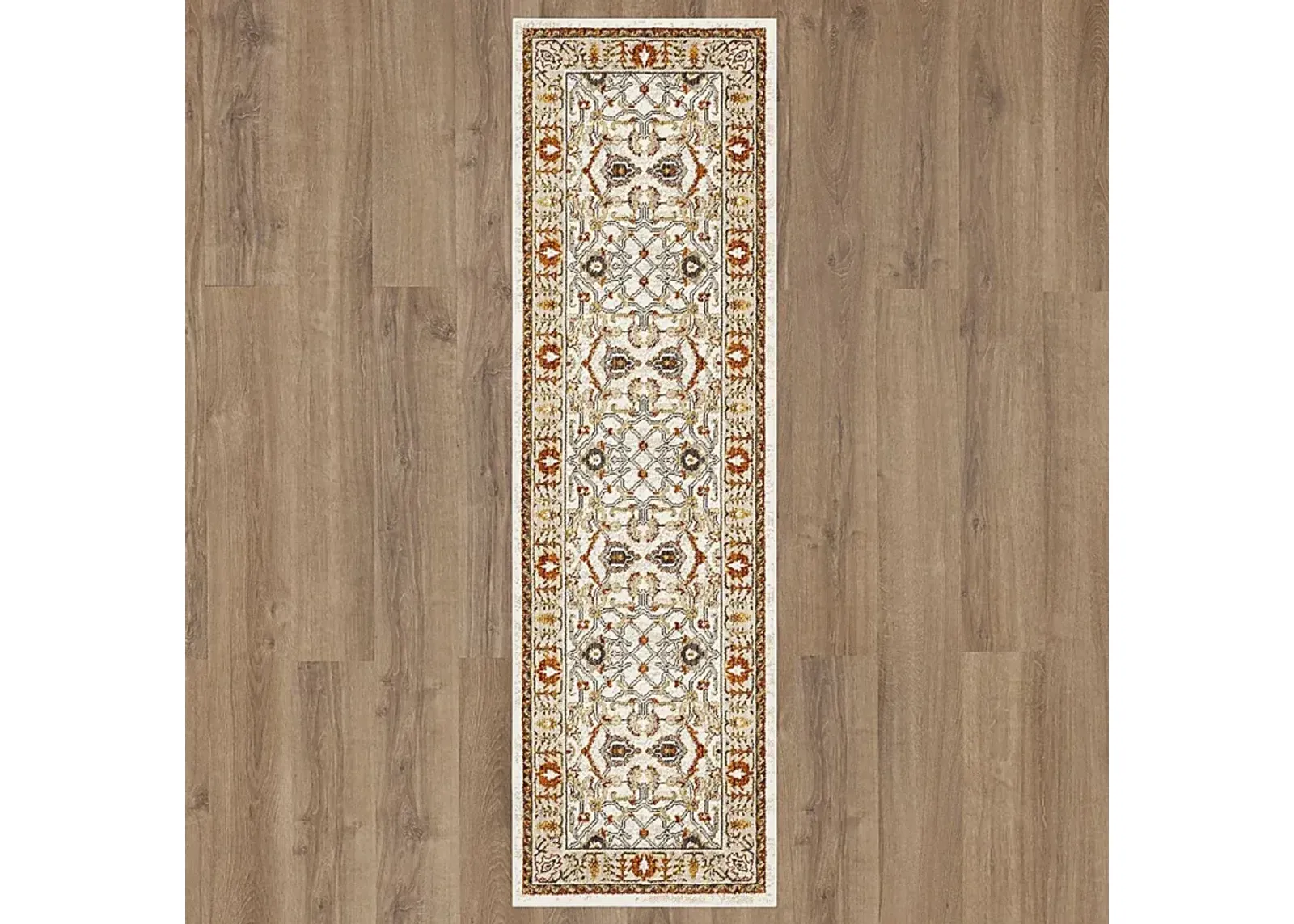 Bobby Berk Khamal Ivory 2'4 x 7'10 Runner Rug