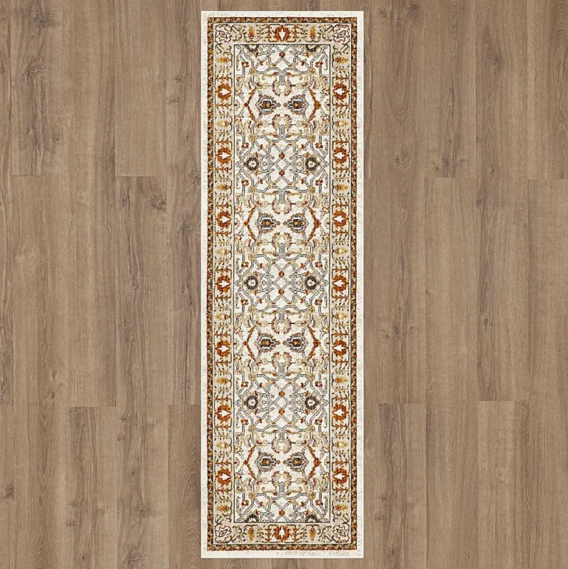 Bobby Berk Khamal Ivory 2'4 x 7'10 Runner Rug