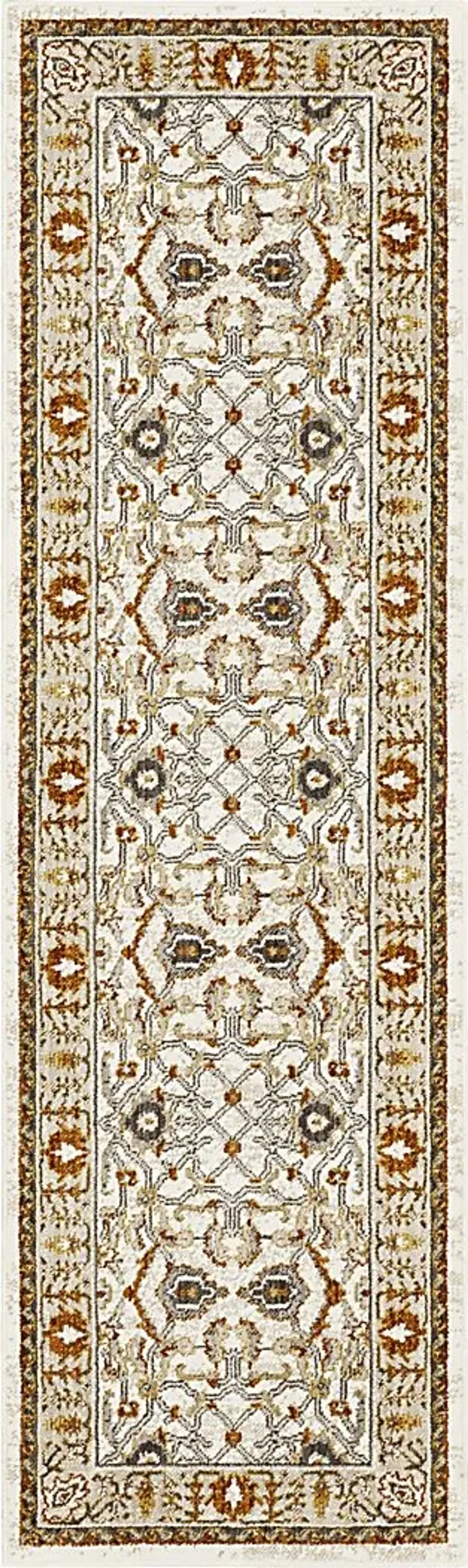 Bobby Berk Khamal Ivory 2'4 x 7'10 Runner Rug