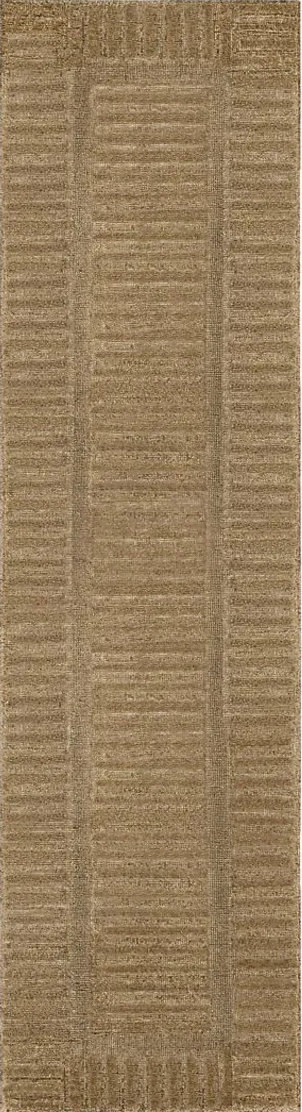 Bobby Berk Terra Firma Tan 2' x 8' Runner Rug