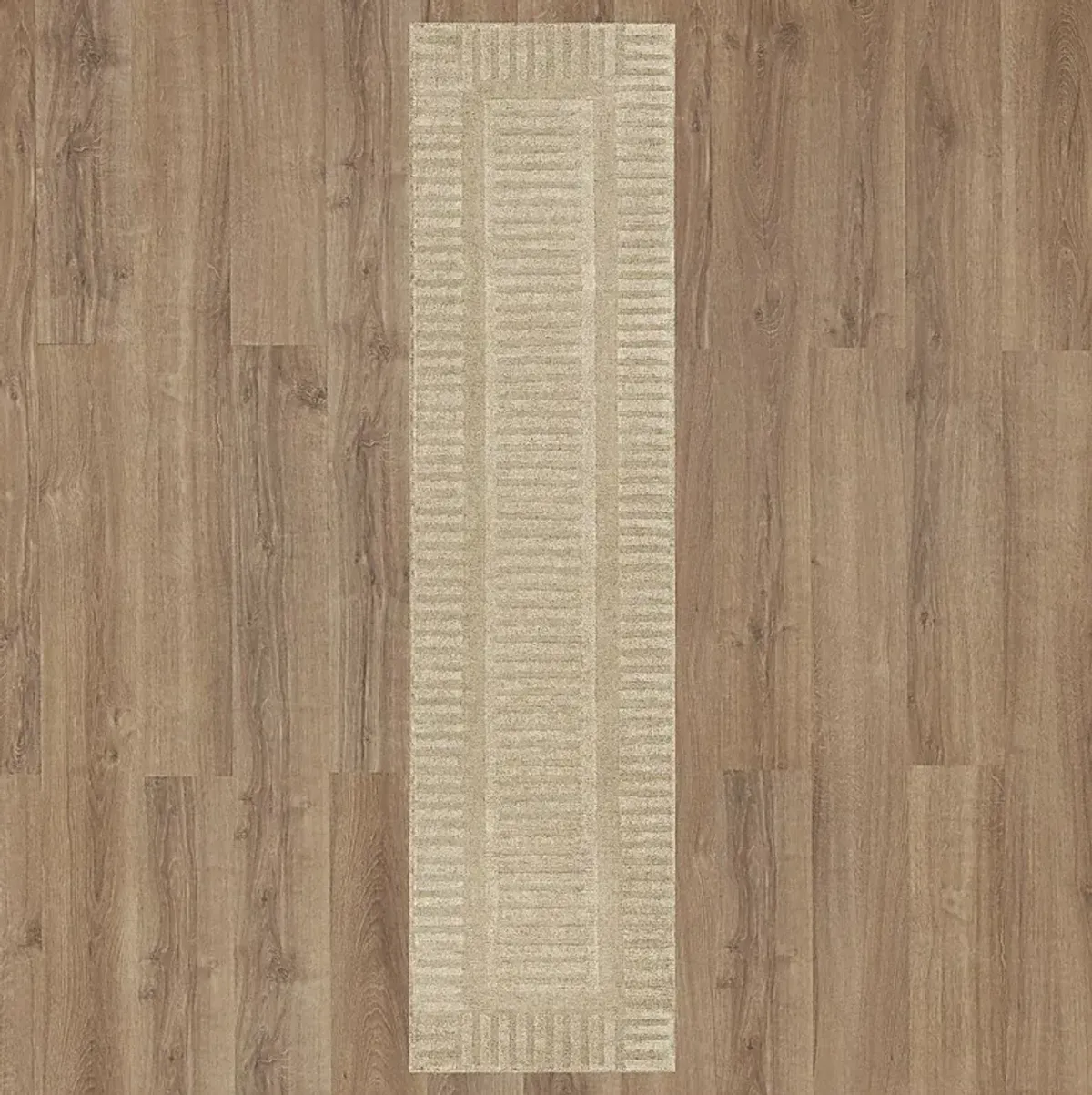 Bobby Berk Terra Firma Ivory 2' x 8' Runner Rug