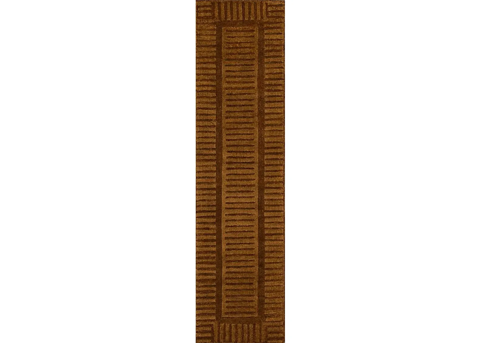 Bobby Berk Terra Firma Rust 2' x 8' Runner Rug